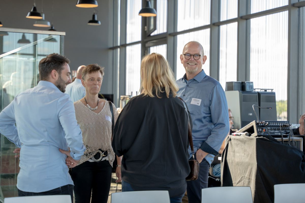 Networking in der Skylounge in Bocholt