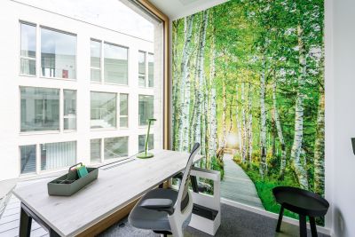 Kreativer Einzelarbeitsplatz für fokussiertes arbeiten