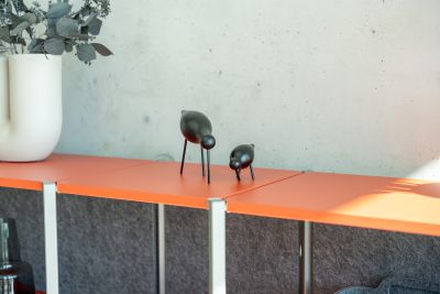 Dekorative Accessories runden das moderne New Office ab