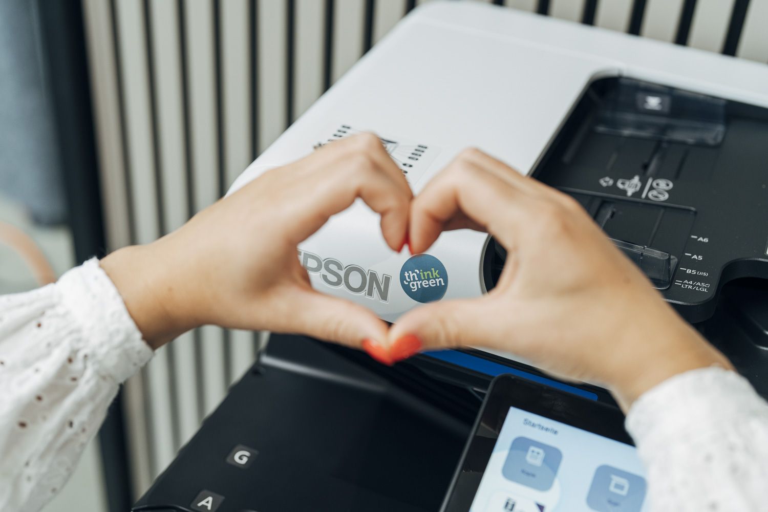 Think green - nachhaltige EPSON Business-Tintenstrahlsysteme